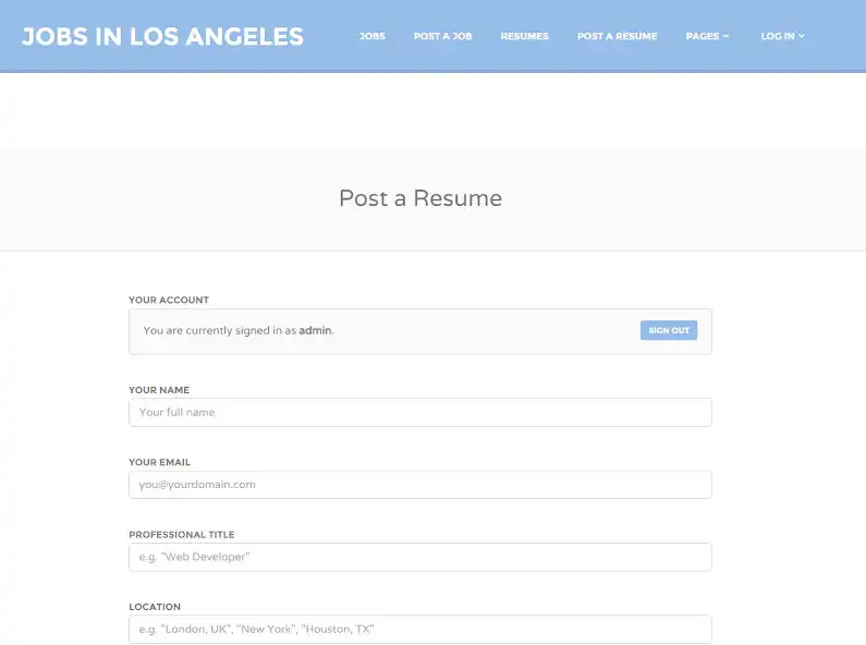 Play Jobs in Los Angeles for all as an online game Jobs in Los Angeles for all with UptoPlay