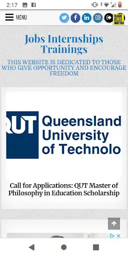 Play Jobs Internships Trainings  and enjoy Jobs Internships Trainings with UptoPlay