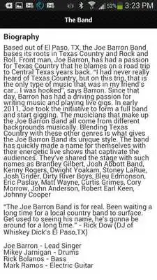 Play Joe Barron Band