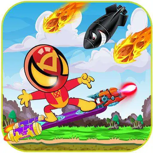 Play Joe Spider - Shooting Hero : Hoverboard, Laser Gun APK