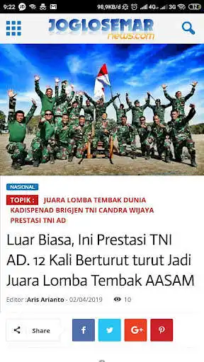 Play JOGLOSEMAR NEWS as an online game JOGLOSEMAR NEWS with UptoPlay