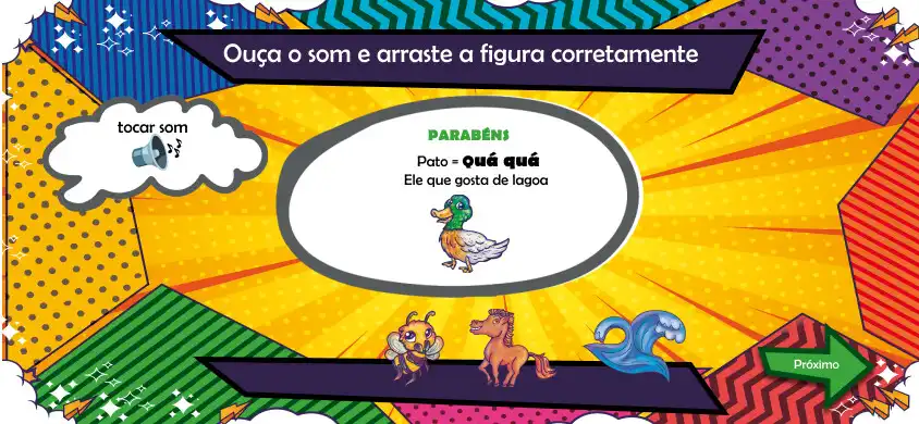 Play Jogo das Onomatopeias  and enjoy Jogo das Onomatopeias with UptoPlay