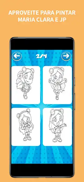 Play Jogo de pintar Maria Clara Jp as an online game Jogo de pintar Maria Clara Jp with UptoPlay