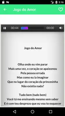 Play Jogo do amor Mc Bruninho songs + lyrics
