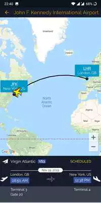 Play John F Kennedy Airport (JFK) Info + Flight Tracker
