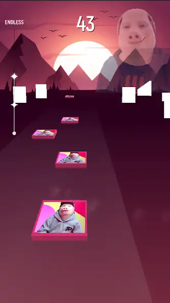 Play John Pork Tiles Hop  and enjoy John Pork Tiles Hop with UptoPlay