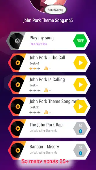 Play John Pork Tiles Hop as an online game John Pork Tiles Hop with UptoPlay