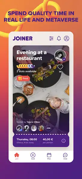 Play Joiner Events App as an online game Joiner Events App with UptoPlay