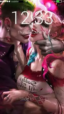 Play Joker and Harley HD Lock Screen Wallpaper