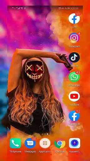 Play Joker Anonymous Wallpaper  and enjoy Joker Anonymous Wallpaper with UptoPlay