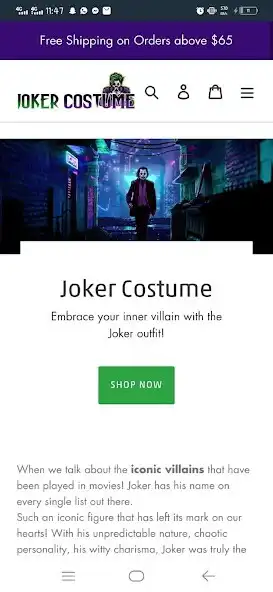 Play Joker Costume Era  and enjoy Joker Costume Era with UptoPlay