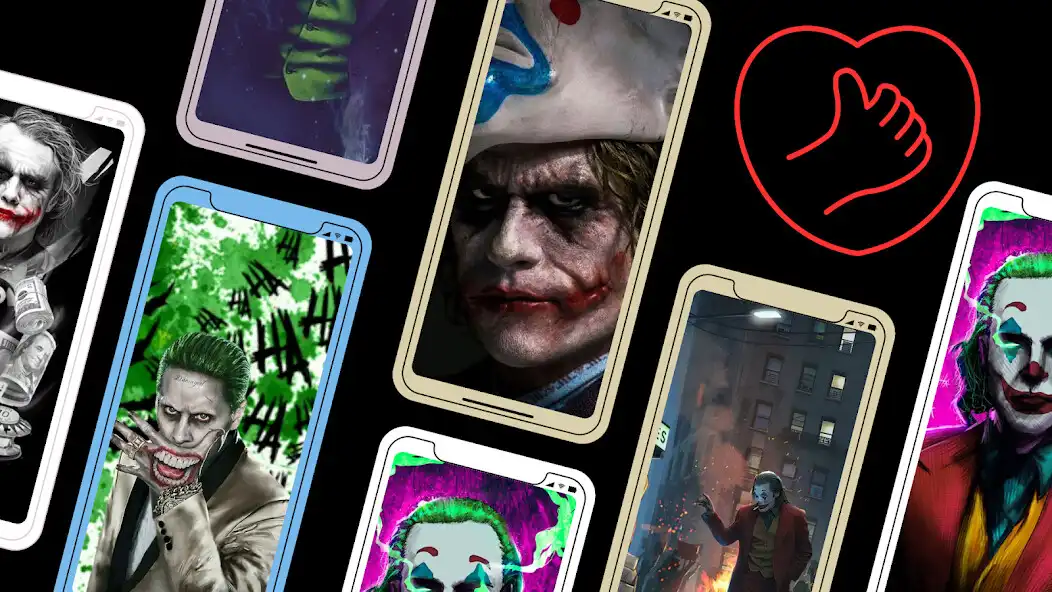 Play Joker Wallpaper HD 4K App 2023 as an online game Joker Wallpaper HD 4K App 2023 with UptoPlay
