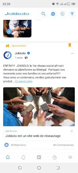 Play Jokkolo réseau social africain  and enjoy Jokkolo réseau social africain with UptoPlay