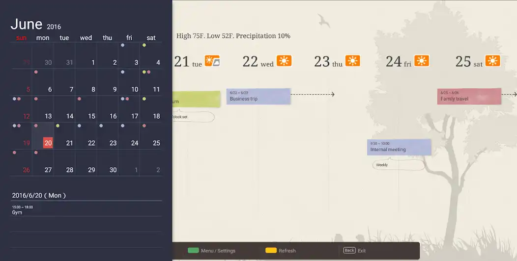 Play Jorte Calendar for BRAVIA as an online game Jorte Calendar for BRAVIA with UptoPlay