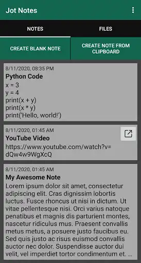 Play Jot Notes - Note Taking and File Storage as an online game Jot Notes - Note Taking and File Storage with UptoPlay
