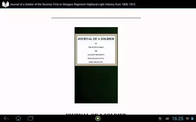 Play Journal of a Soldier