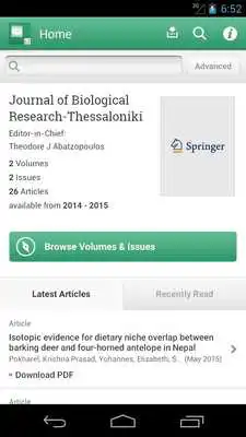 Play Journal of Biological Research Play Journal of Biological Research