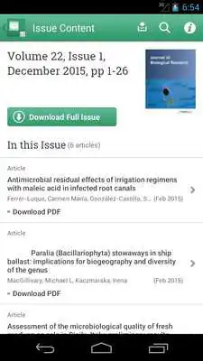 Play Journal of Biological Research Play Journal of Biological Research
