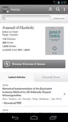 Play Journal of Elasticity