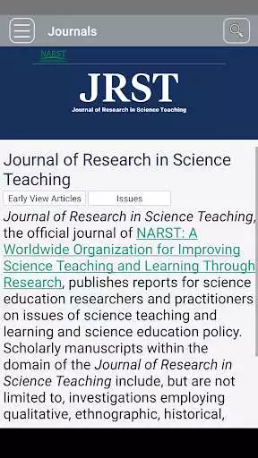 Play Journal of Research in Science Teaching as an online game Journal of Research in Science Teaching with UptoPlay