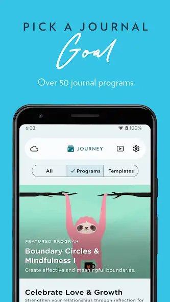 Play Journey: Diary, Journal, Notes as an online game Journey: Diary, Journal, Notes with UptoPlay