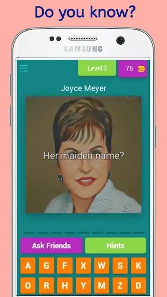 Play Joyce Meyer Quiz: Trivia Word as an online game Joyce Meyer Quiz: Trivia Word with UptoPlay
