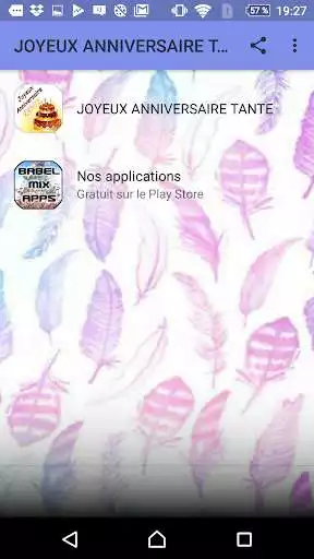 Play JOYEUX ANNIVERSAIRE TANTE  and enjoy JOYEUX ANNIVERSAIRE TANTE with UptoPlay