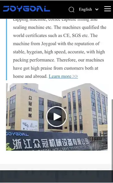Play Joygoal Food Machinery as an online game Joygoal Food Machinery with UptoPlay