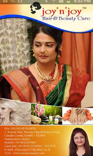 Play APK Joy N Joy Beauty Parlor and enjoy Joy N Joy Beauty Parlor with UptoPlay com.nasikservices.joynjoy Play APK Joy N Joy Beauty Parlor and enjoy Joy N Joy Beauty Parlor with UptoPlay com.nasikservices.joynjoy