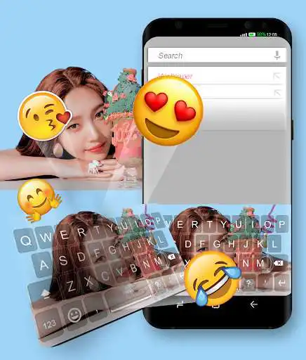 Play JOY Red Velvet Keyboard Theme  and enjoy JOY Red Velvet Keyboard Theme with UptoPlay