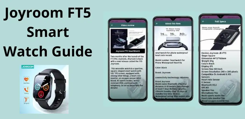 Play Joyroom FT5 Smart Watch Guide  and enjoy Joyroom FT5 Smart Watch Guide with UptoPlay