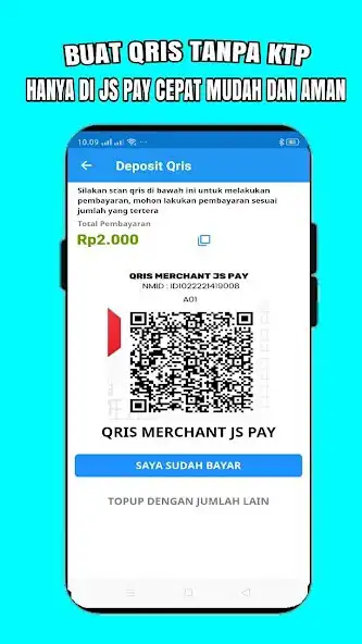 Play JS PAY-BUAT QRIS TANPA KTP  and enjoy JS PAY-BUAT QRIS TANPA KTP with UptoPlay
