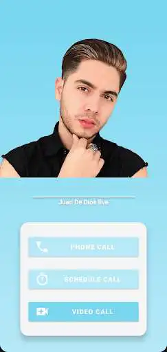 Play Juan de dios Fake Call - Video call with Juan as an online game Juan de dios Fake Call - Video call with Juan with UptoPlay