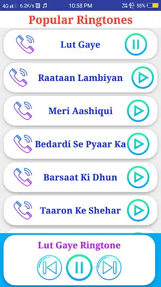 Play Jubin Nautiyal All Ringtones  and enjoy Jubin Nautiyal All Ringtones with UptoPlay