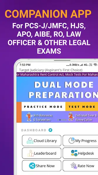 Play Judiciary, AIBE, APO, CLAT App  and enjoy Judiciary, AIBE, APO, CLAT App with UptoPlay