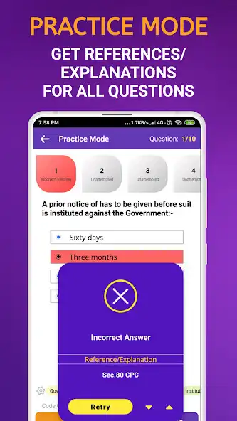 Play Judiciary, AIBE, APO, CLAT App as an online game Judiciary, AIBE, APO, CLAT App with UptoPlay