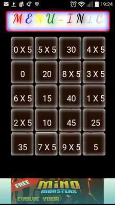 Play Juego deTablas de Multiplicar