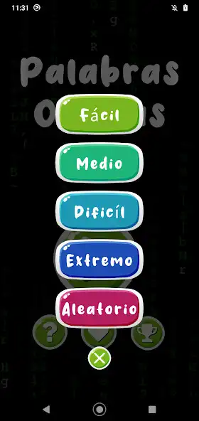 Play Juego:Palabras Ocultas as an online game Juego:Palabras Ocultas with UptoPlay