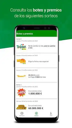 Play JuegosONCE: sorteos de la ONCE as an online game JuegosONCE: sorteos de la ONCE with UptoPlay