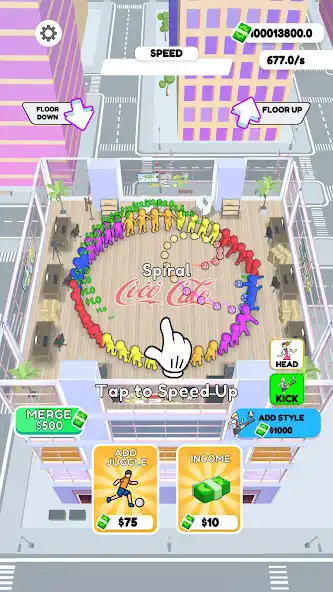 Play Juggle Office as an online game Juggle Office with UptoPlay