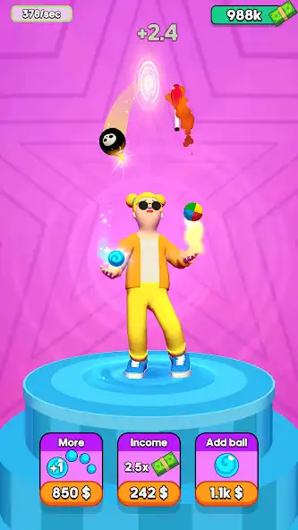 Play Juggling Idle as an online game Juggling Idle with UptoPlay