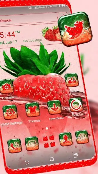 Play Juicy Strawberry Launcher Theme  and enjoy Juicy Strawberry Launcher Theme with UptoPlay