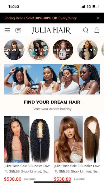 Play Julia Hair as an online game Julia Hair with UptoPlay