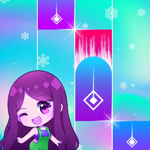 Play Julia MineGirl Piano Tiles Gem APK