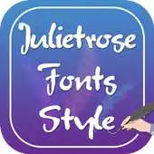 Free play online Julietrose Font Style APK