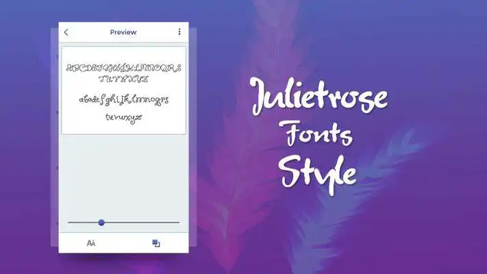 Play Julietrose Font Style