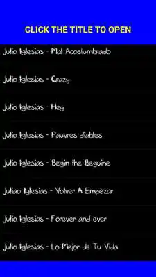 Play Julio Iglesias Musica