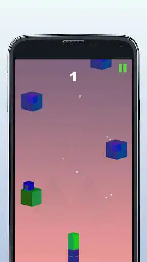 Play Jump Cube 3D as an online game Jump Cube 3D with UptoPlay