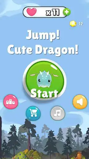 Play Jump! Cute Dragon!  and enjoy Jump! Cute Dragon! with UptoPlay