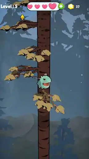 Play Jump! Cute Dragon! as an online game Jump! Cute Dragon! with UptoPlay